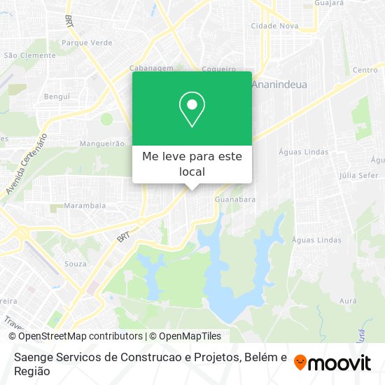 Saenge Servicos de Construcao e Projetos mapa