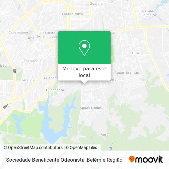 Sociedade Beneficente Odeonista mapa