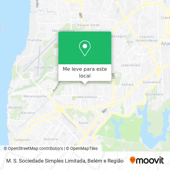 M. S. Sociedade Simples Limitada mapa