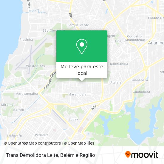 Trans Demolidora Leite mapa