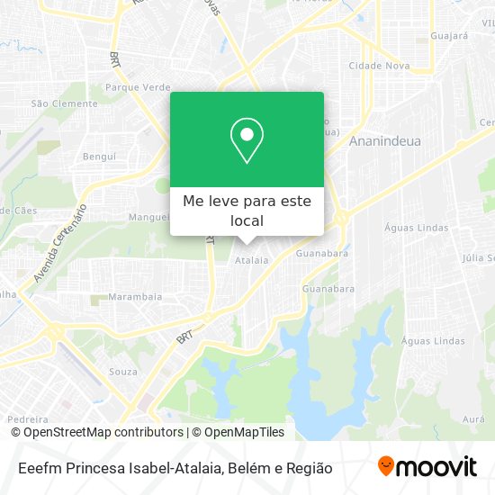 Eeefm Princesa Isabel-Atalaia mapa