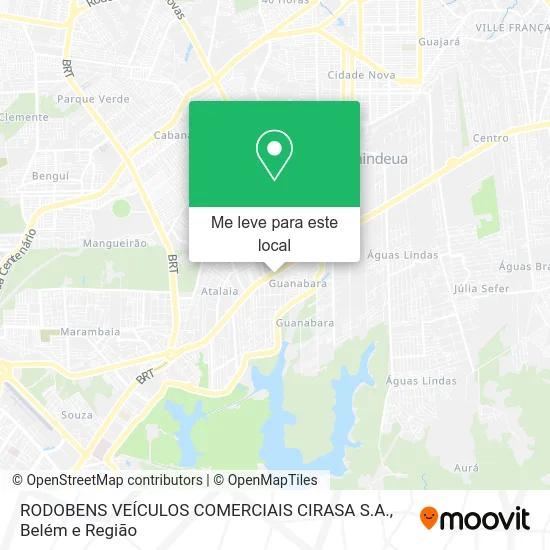 RODOBENS VEÍCULOS COMERCIAIS CIRASA S.A. mapa