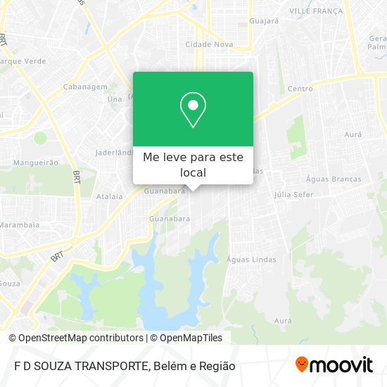 F D SOUZA TRANSPORTE mapa