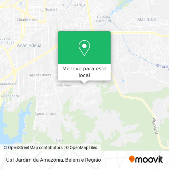 Usf Jardim da Amazônia mapa