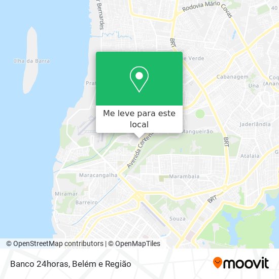 Banco 24horas mapa