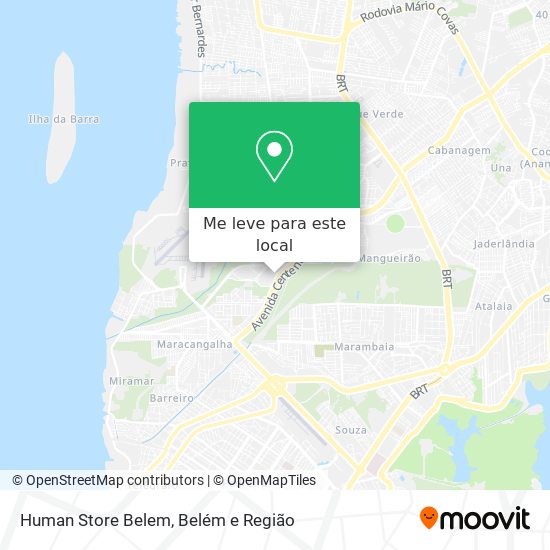 Human Store Belem mapa