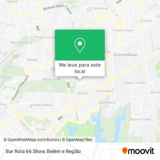 Bar Rota 66 Show mapa