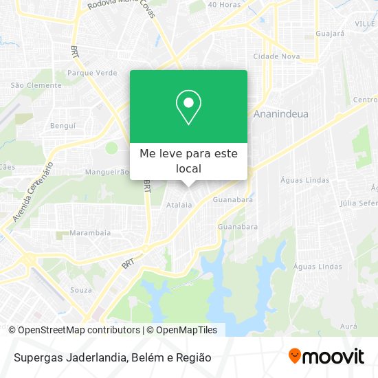 Supergas Jaderlandia mapa
