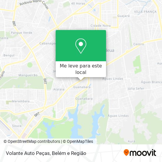 Volante Auto Peças mapa