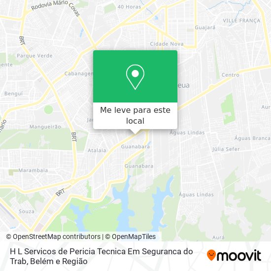 H L Servicos de Pericia Tecnica Em Seguranca do Trab mapa