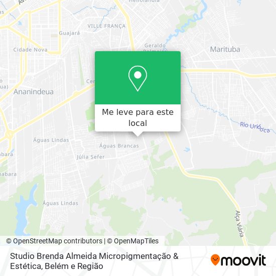 Studio Brenda Almeida Micropigmentação & Estética mapa