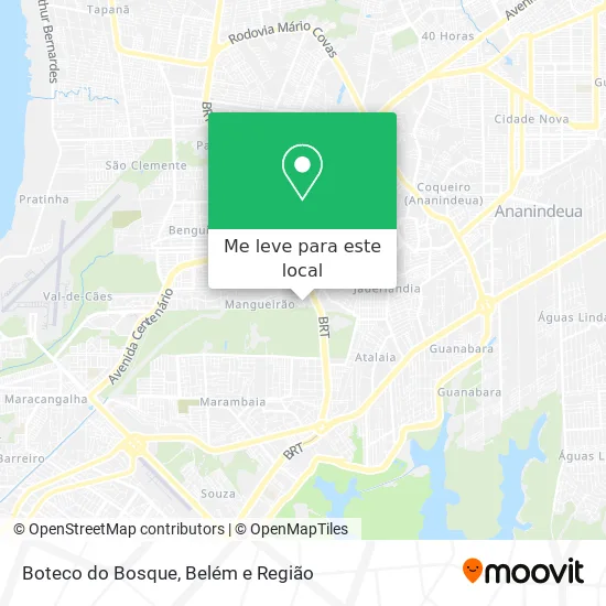 Boteco do Bosque mapa