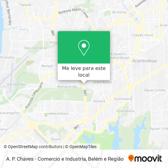 A. P. Chaves - Comercio e Industria mapa