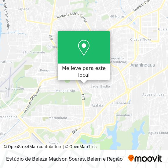 Estúdio de Beleza Madson Soares mapa