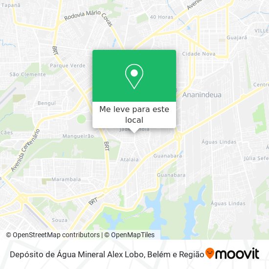 Depósito de Água Mineral Alex Lobo mapa