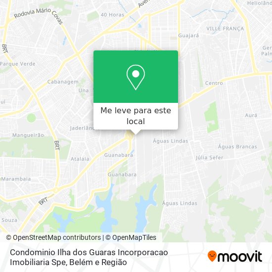 Condominio Ilha dos Guaras Incorporacao Imobiliaria Spe mapa