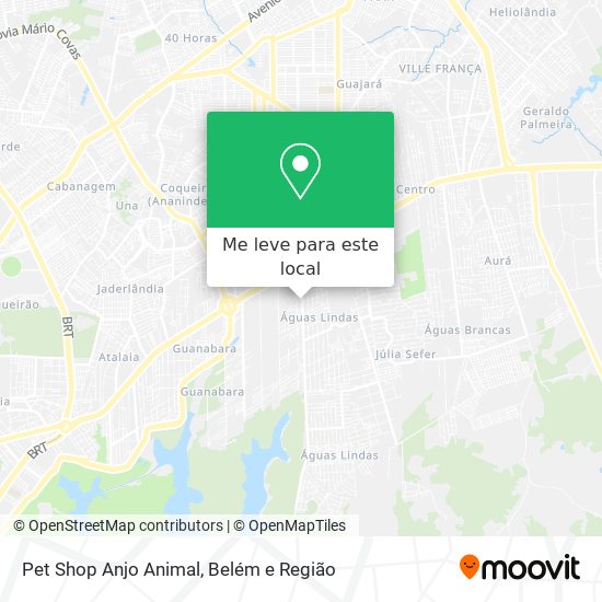Pet Shop Anjo Animal mapa
