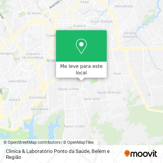 Clinica & Laboratório Ponto da Saúde mapa