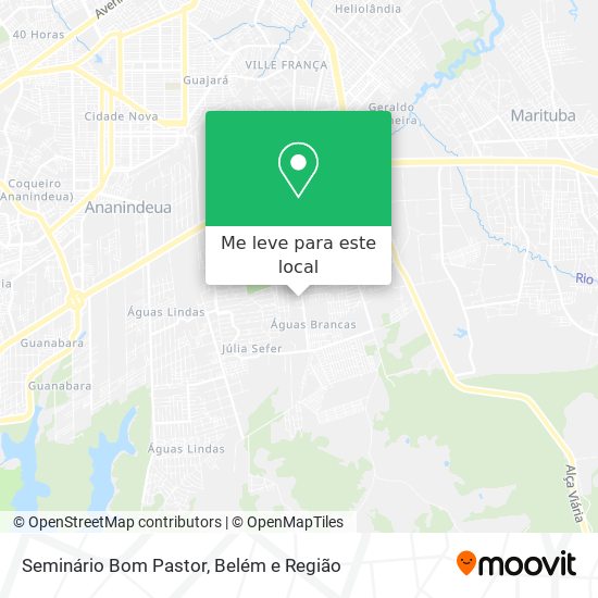 Seminário Bom Pastor mapa