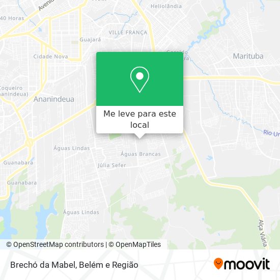 Brechó da Mabel mapa