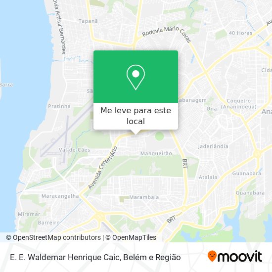 E. E. Waldemar Henrique Caic mapa