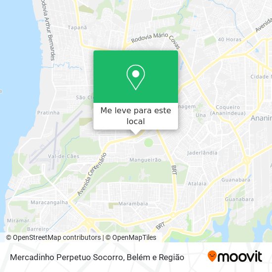 Mercadinho Perpetuo Socorro mapa