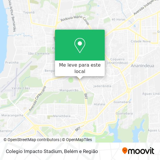 Colegio Impacto Stadium mapa