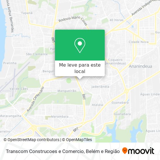 Transcom Construcoes e Comercio mapa