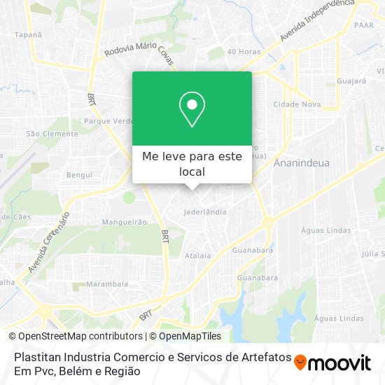 Plastitan Industria Comercio e Servicos de Artefatos Em Pvc mapa