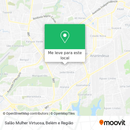 Salão Mulher Virtuosa mapa