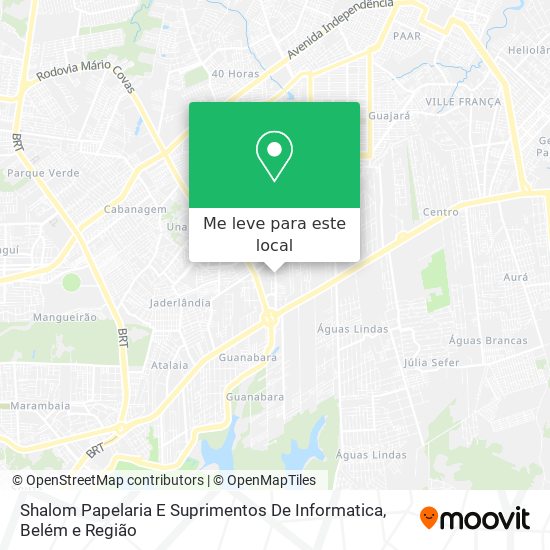 Shalom Papelaria E Suprimentos De Informatica mapa