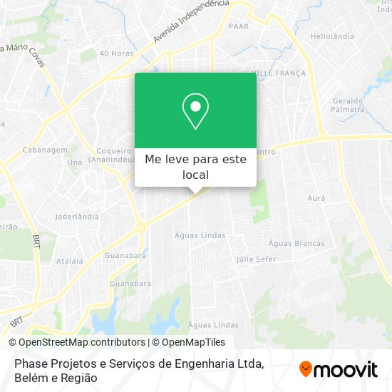 Phase Projetos e Serviços de Engenharia Ltda mapa