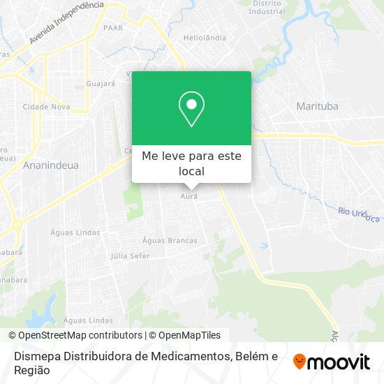 Dismepa Distribuidora de Medicamentos mapa