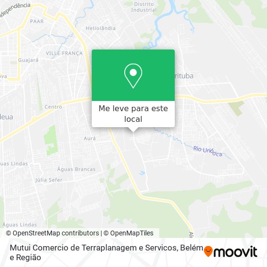 Mutui Comercio de Terraplanagem e Servicos mapa
