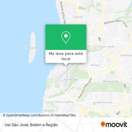 Uei São José mapa