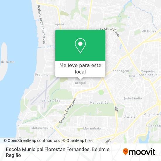 Escola Municipal Florestan Fernandes mapa