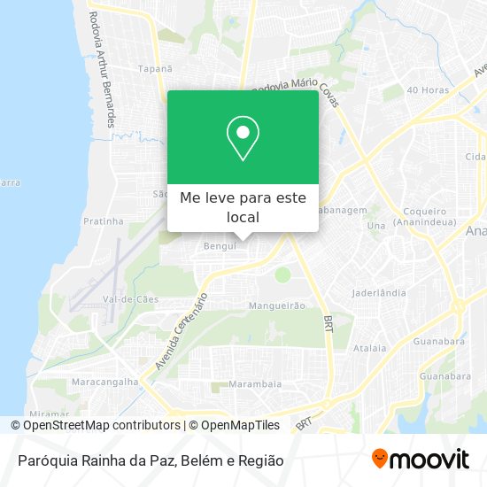 Paróquia Rainha da Paz mapa
