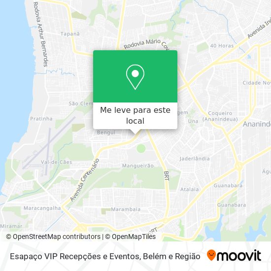 Esapaço VIP Recepções e Eventos mapa