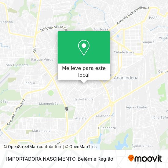 IMPORTADORA NASCIMENTO mapa