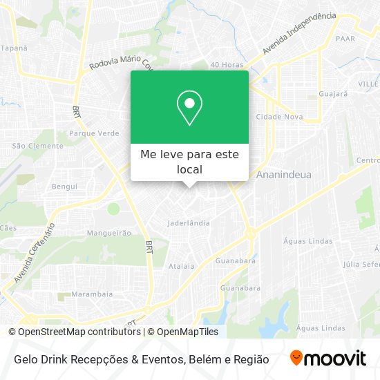 Gelo Drink Recepções & Eventos mapa