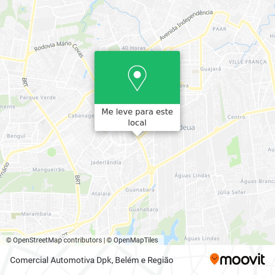 Comercial Automotiva Dpk mapa