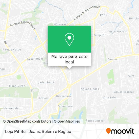 Loja Pit Bull Jeans mapa