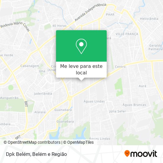 Dpk Belém mapa