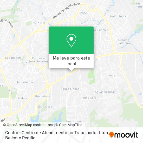 Ceatra - Centro de Atendimento ao Trabalhador Ltda mapa