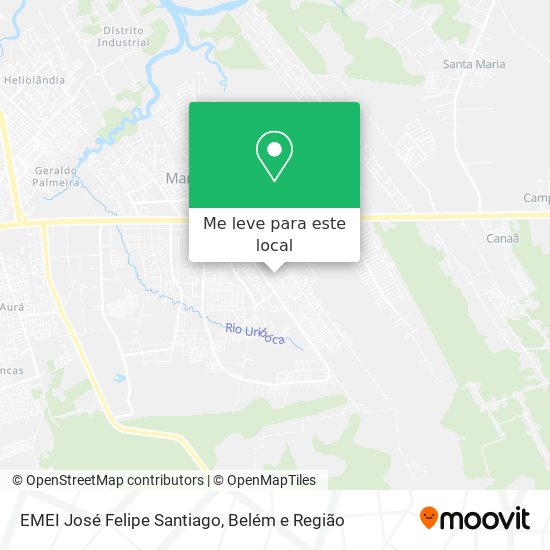 EMEI José Felipe Santiago mapa