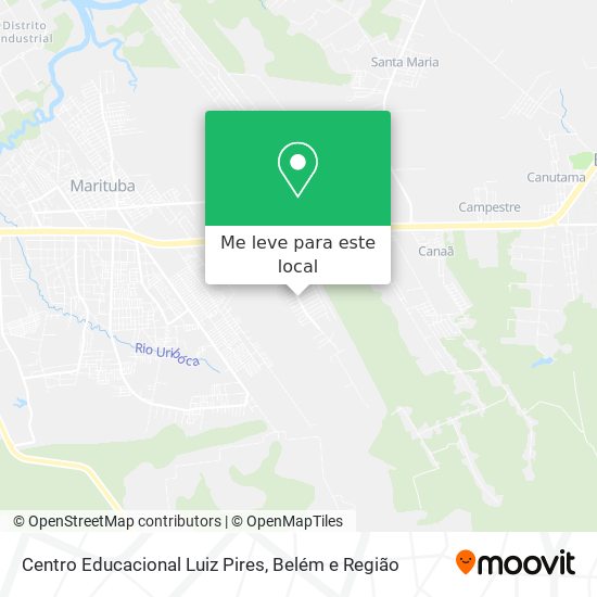Centro Educacional Luiz Pires mapa