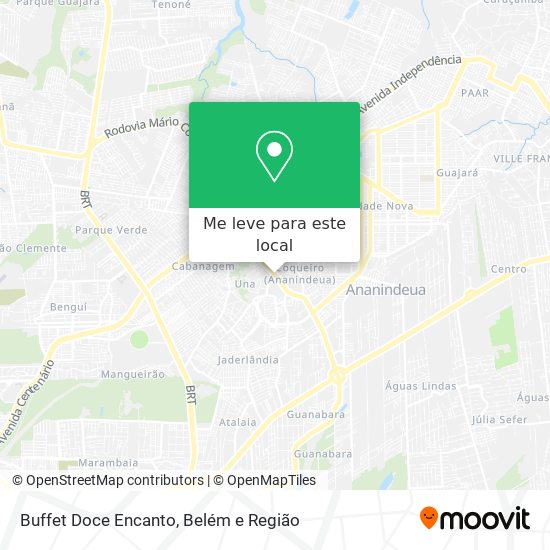 Buffet Doce Encanto mapa