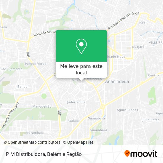P M Distribuidora mapa