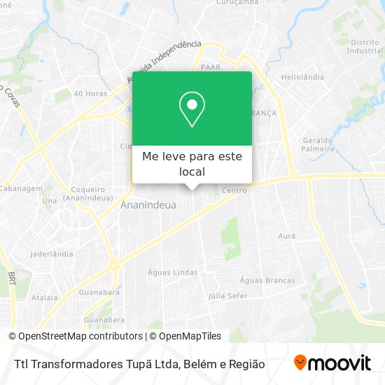 Ttl Transformadores Tupã Ltda mapa