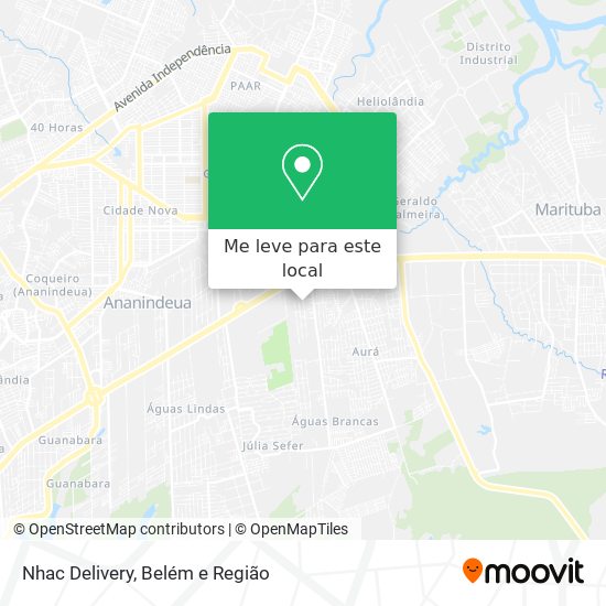 Nhac Delivery mapa
